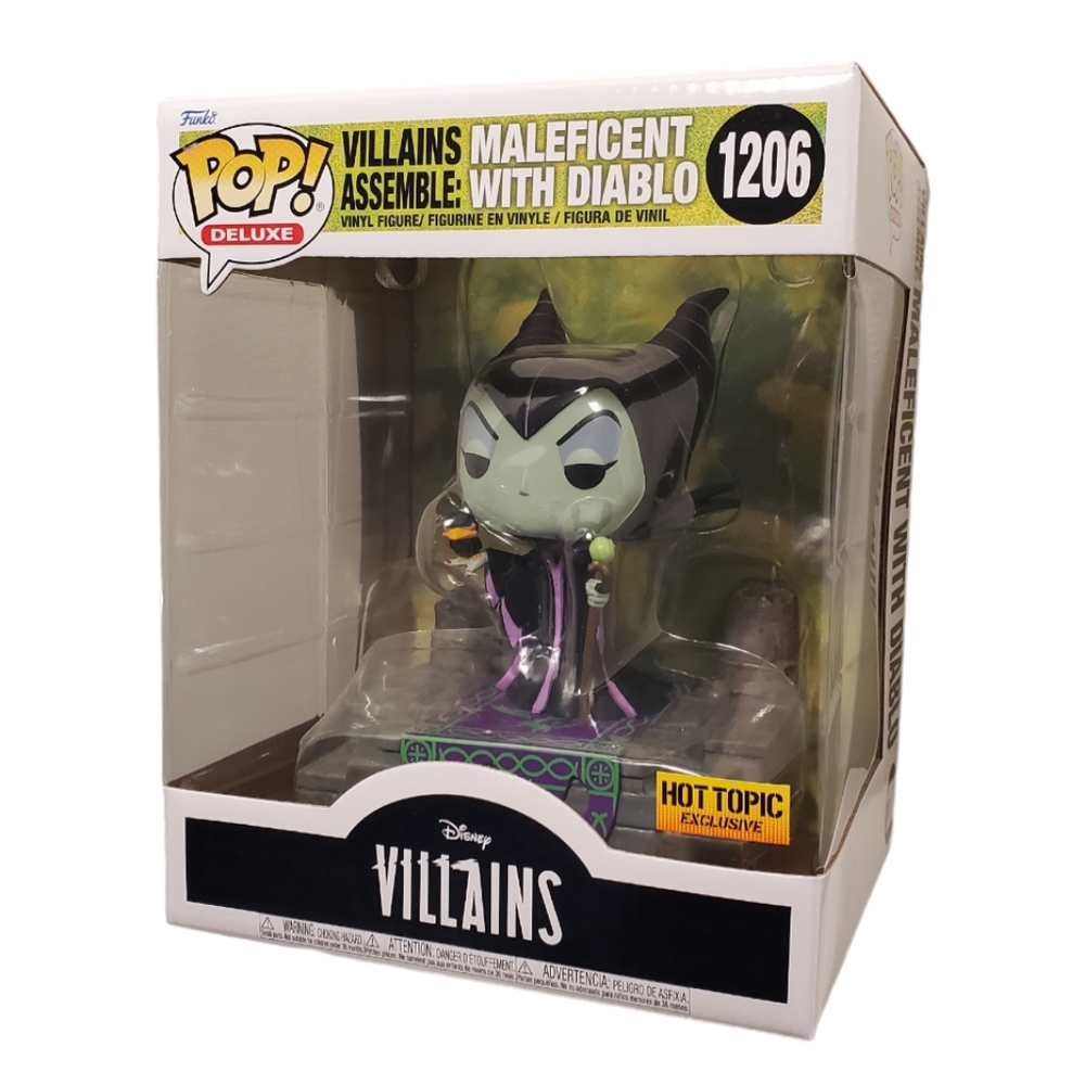 Funko Pop! Deluxe Disney Villains: Maleficent #1206 - New (Bundles Welcomed)